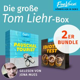 Album cover of Die große Tom Liehr-Box - Idiotentest + Pauschaltourist (ungekürzt)