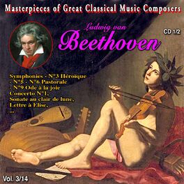 Album cover of Masterpieces of Great Classical Music Composers - Les oeuvres incontournables 14 Vol (Vol. 3 : Beethoven 1/2)