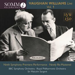 Album cover of Ralph Vaughan Williams: Orchestral Works, Vol. 1 (Live)