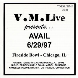 Album cover of V.M.Live Presents Avail 6/29/97