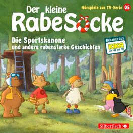 Album cover of Die Sportskanone, Der Honigmond, Der sprechende Busch (Der kleine Rabe Socke - Hörspiele zur TV Serie 5)