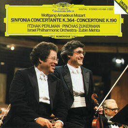 Album cover of Mozart: Sinfonia concertante K.364; Concertone K.190