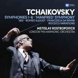 Album cover of Tchaikovsky: Symphonies Nos 1-6, Manfred Symphony, Overtures & Rococo Variations