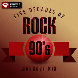 Album cover of Five Decades of Rock 90's Workout Mix (60 Minute Non-Stop Workout Mix (130 BPM) )