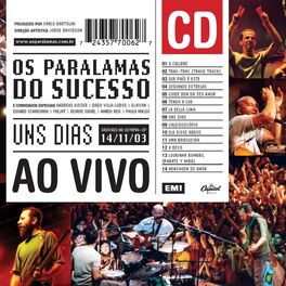 Album cover of Uns Dias Ao Vivo