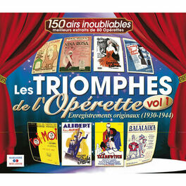 Album cover of Les triomphes de l'opérette, Vol. 1 (1930-1944)