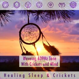 Album cover of Waveing 639hz Tone with Crickets and Wind