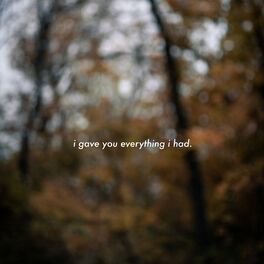 Album cover of i gave you everything i had.