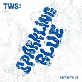 Album cover of TWS 1st Mini Album 'Sparkling Blue'