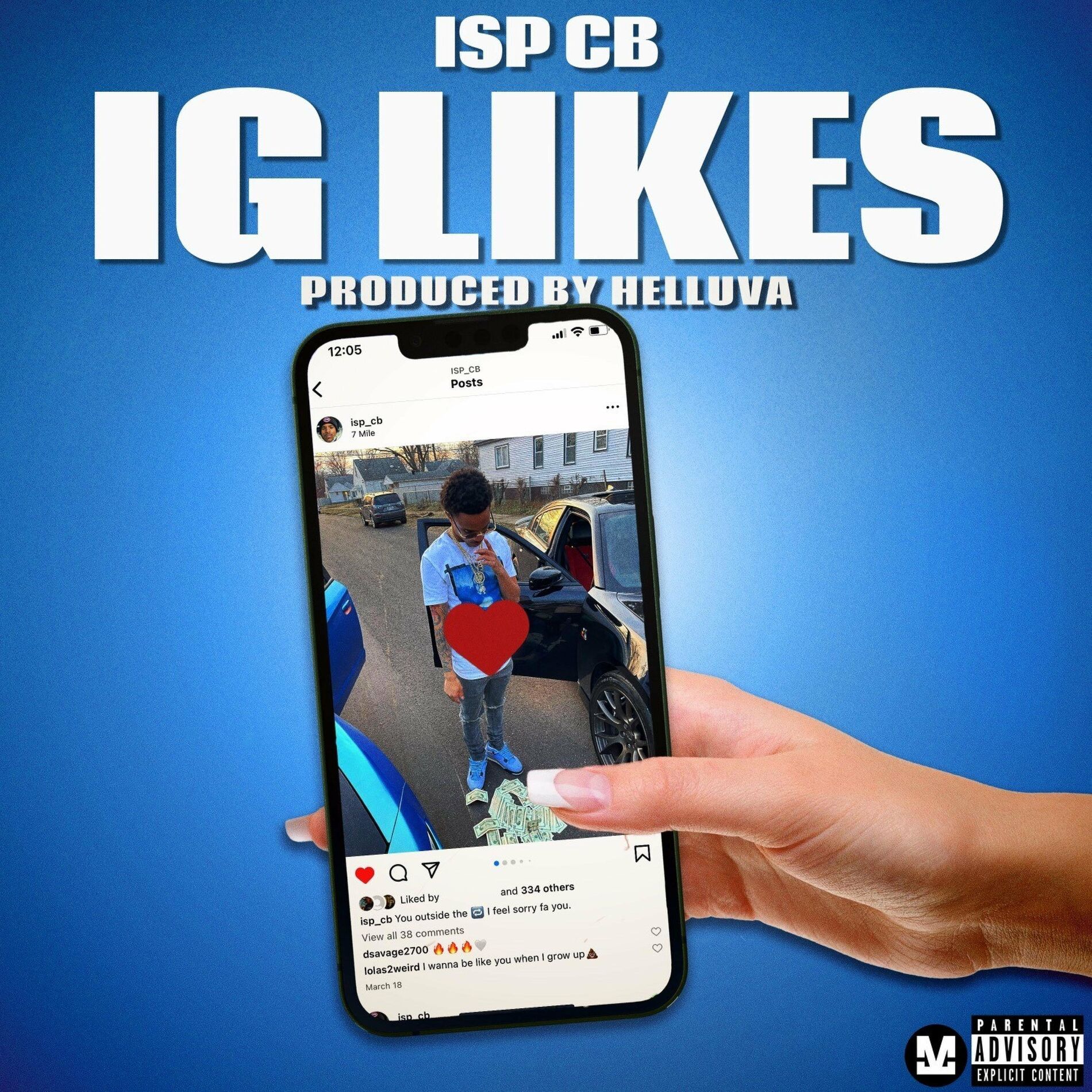 ISP CB - IG Likes (feat. Helluva): тексты и песни | Deezer