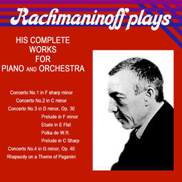 Album cover of Rachmaninoff Plays