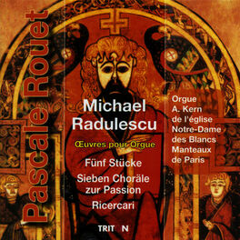 Album cover of Michael Radulescu: Œuvres pour orgue