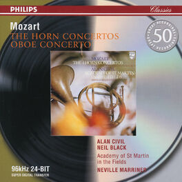 Album cover of Mozart: The Horn Concertos; Oboe Concerto