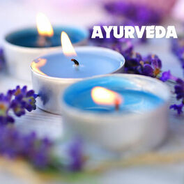 Album cover of Ayurveda: Lullabies for Relaxation, Sleep, Relax, Yoga and Meditation with Relaxing Piano Music, Nature Sounds and Natural White N