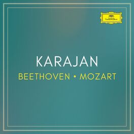 Album cover of Karajan conducts Beethoven & Mozart
