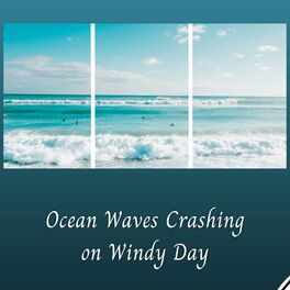 Album cover of Ocean Waves Crashing on Windy Day