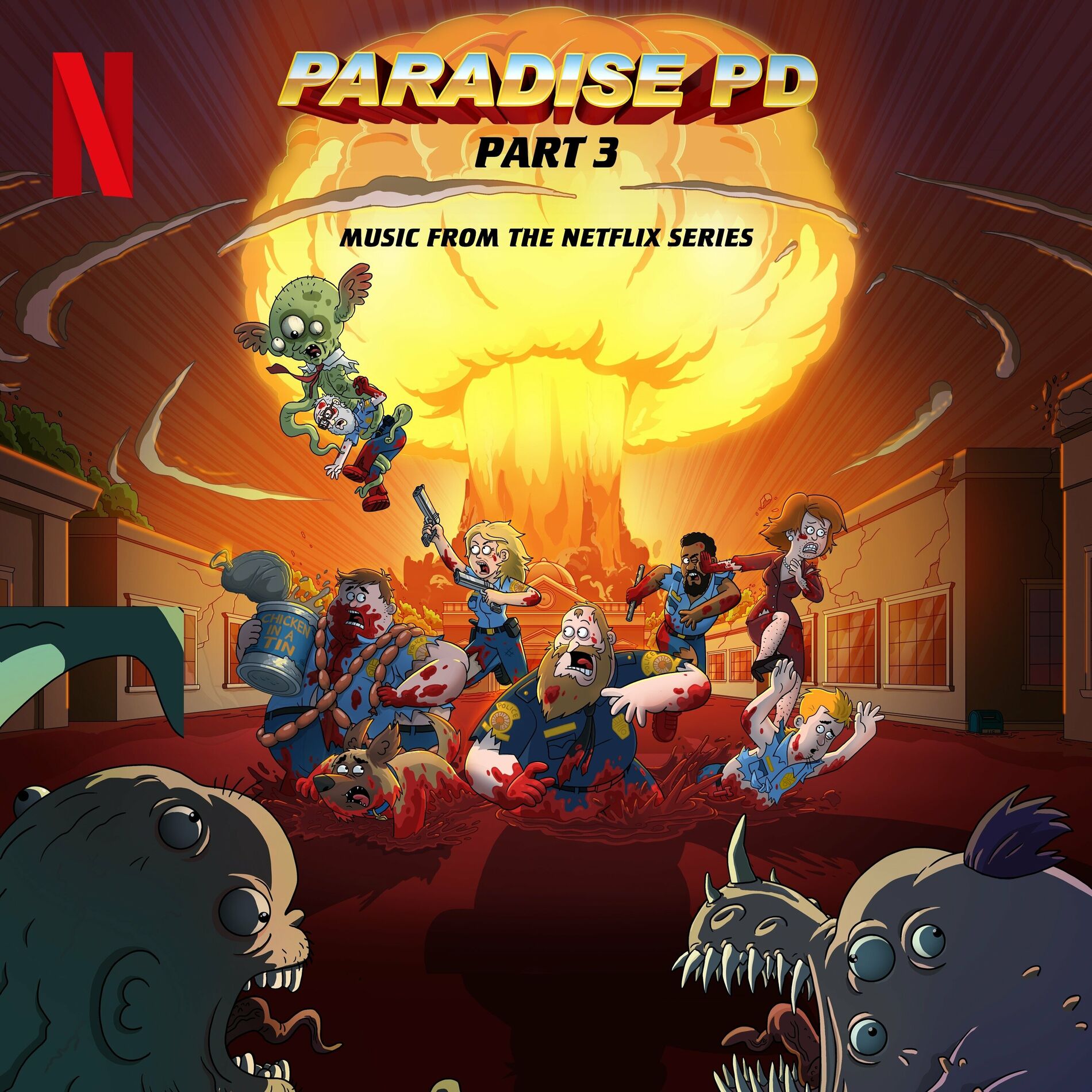 The Cast of Paradise PD - Paradise PD (Music from the Netflix Original  Series): lyrics and songs | Deezer