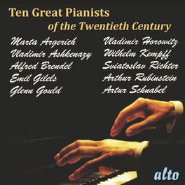 Album cover of Ten Great Pianists of the Twentieth Century