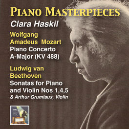 Album cover of Piano Masterpieces: Clara Haskil Plays Mozart & Beethoven