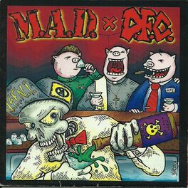 Album cover of Split with M.A.D.