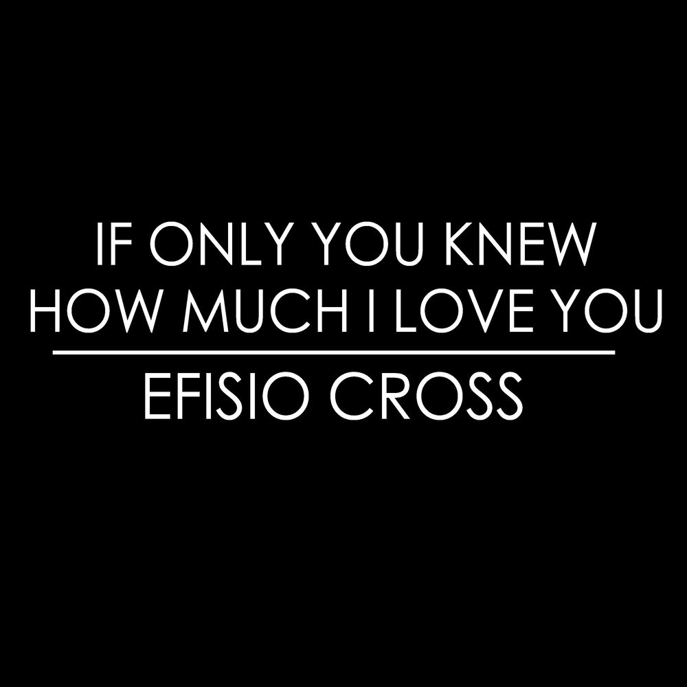 If we only knew. If you only knew. if only you.