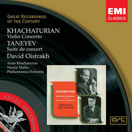 Album cover of Khachaturian: Violin Concerto, Taneyev: Suite de concert