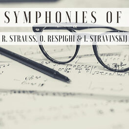 Album cover of Symphonies of R. Strauss, O. Respighi & I. Stravinskij