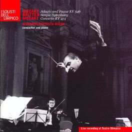 Album cover of Mozart: Adagio and Fugue, K. 546 & Piano Concerto No. 12, K. 414 - Britten: Simple Symphony, Op. 4 (Live Recording)