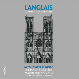Album picture of Langlais at Notre-Dame in Paris