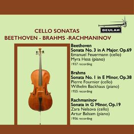 Album cover of Cello Sonatas by Beethoven, Brahms and Rachmaninov