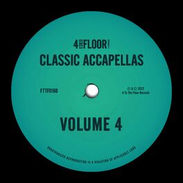 Album cover of 4 To The Floor Accapellas, Vol. 4
