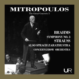Album cover of The Great Concerts, Vol. 5: Mitropoulos Conducts Strauss & Brahms (Live)