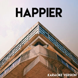 Album cover of Happier (Karaoke Version)