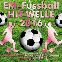 Album cover of Em-Fussball Hit-Welle 2016 (Die neuesten Songs und Evergreens zur Fussball-EM)