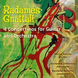 Album cover of Gnattali: 4 Concertinos for Guitar and Orchestra