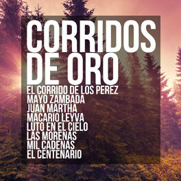 Album cover of Corridos de Oro: El Corrido de los Perez, Mayo Zambada, Juan Martha, Macario Leyva, Luto en el Cielo, Las Morenas, Mil Cadenas, El