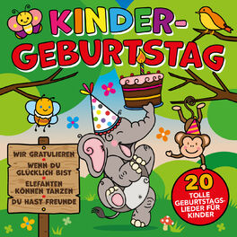 Album cover of Kindergeburtstag - 20 tolle Geburtstagslieder für Kinder