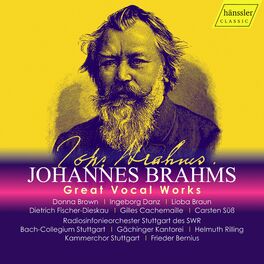 Album cover of Great Vocal Works: Johannes Brahms