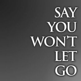 Album cover of Say You Wont Let Go