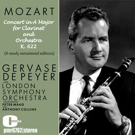 Album cover of Mozart; Concert in A Major for Clarinet and Orchestra, K. 622
