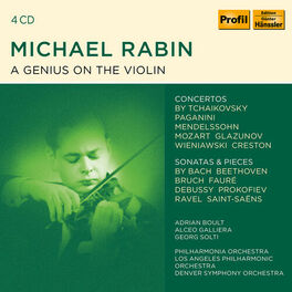 Album cover of Michael Rabin - A Genius On The Violin
