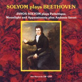 Album cover of Janos Solyom plays Beethoven