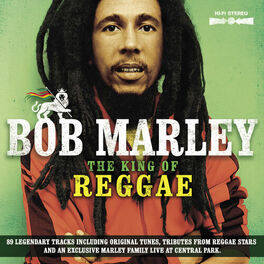Album cover of Bob Marley - The King Of Reggae (89 legendary tracks including original tunes, tributes from reggae stars and an exclusive Marley 