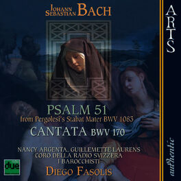 Album cover of Bach: Psalm 51 from Pergolesi's Stabat Mater BWV 1083, Cantata 