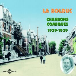 Album cover of Chansons comiques de La Bolduc 1929-1939