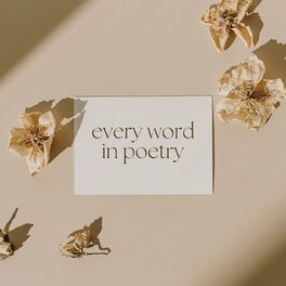 Album cover of every word in poetry