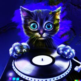 DJ kitty  MEOW hear this!