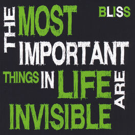 Album cover of The Most Important Things in Life Are Invisible