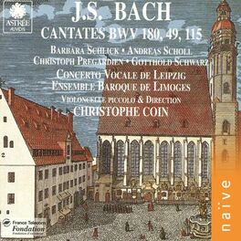 Album cover of J. S. Bach: Cantates BWV 180, 49 & 115