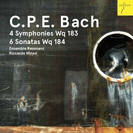 Album cover of C. P. E. Bach: 4 Symphonies Wq 183, 6 Sonatas Wq 184